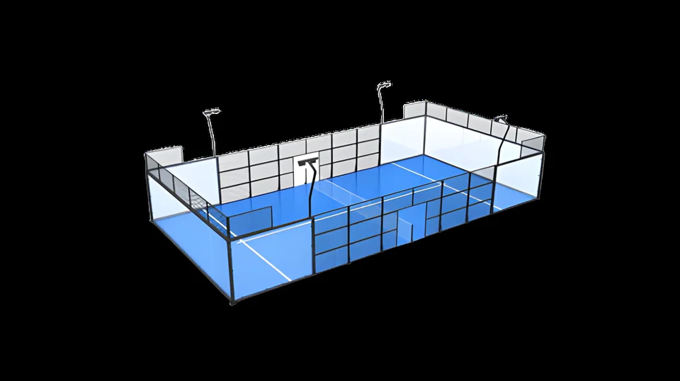 Standard padel court